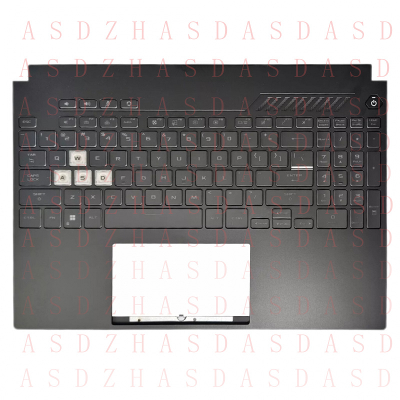 Gaming Keyboard Asus - جديد: مسند راحة اليد مع لوحة