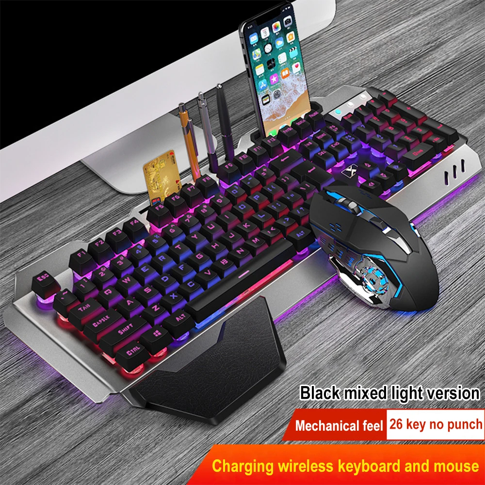 Gaming Keyboard Mouse Wireless - K680 لوحة مفاتيح وماوس لاسلكي قابل
