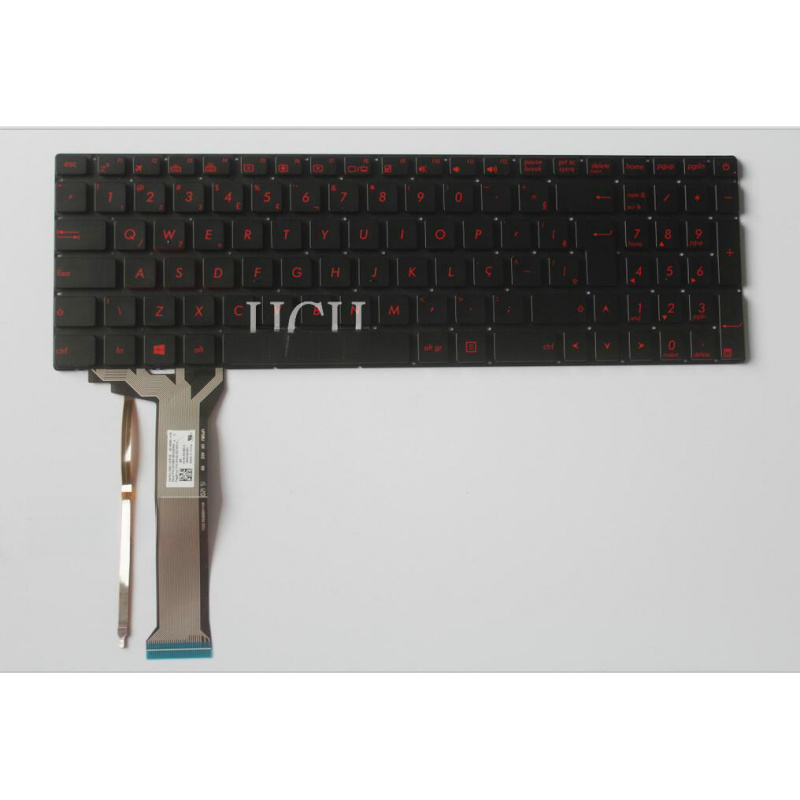 Gaming Keyboard Asus - لوحة مفاتيح برازيلية مضاءة خلفياً لأجهزة