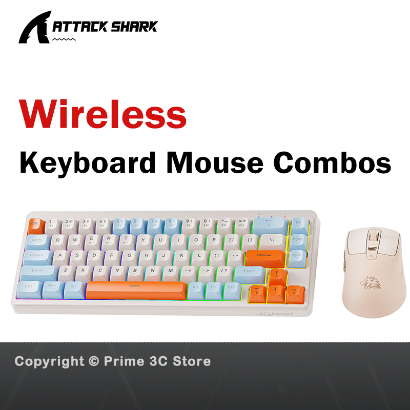 Gaming Keyboard And Mouse Combo Wireless - مجموعة لوحة مفاتيح وماوس لاسلكية M87،