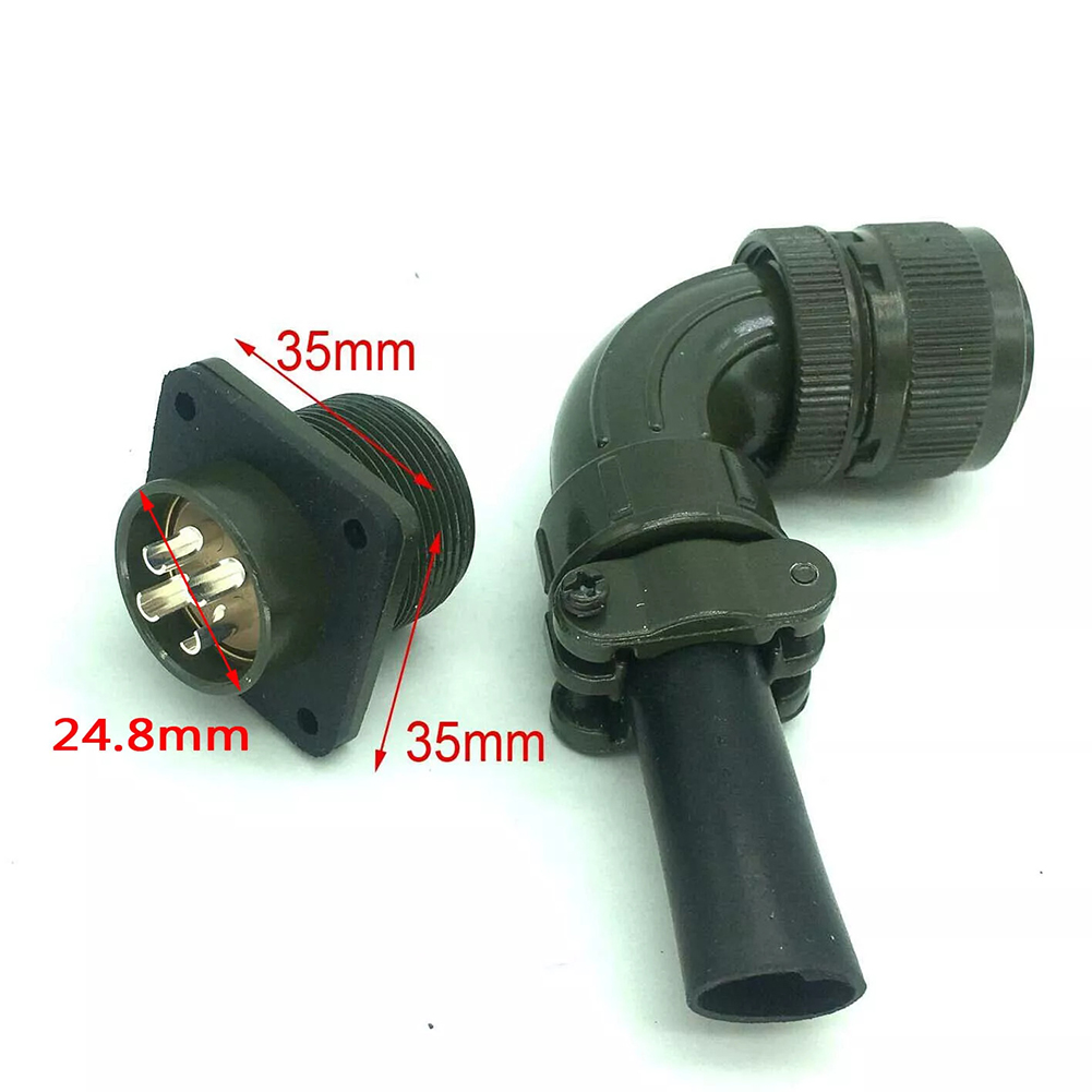 Aviator Connector Kit - موصل طيران 4 سنون بزاوية 90