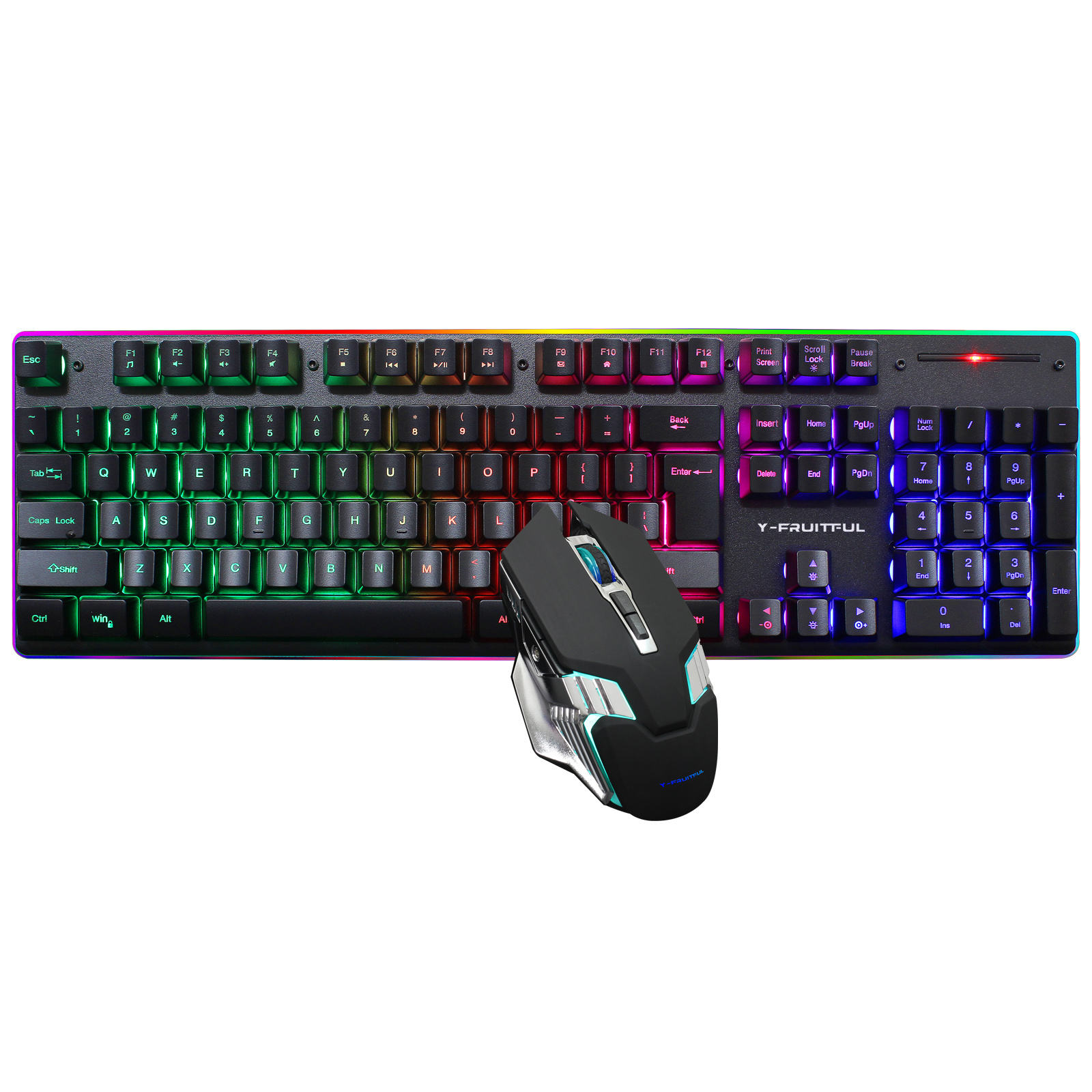 Gaming Keyboard And Mouse Combo Wireless - 104 مفاتيح RGB كمبيوتر لاسلكي USB