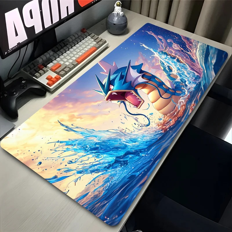 Gaming Keyboard Top - لوحة ماوس كبيرة بتصميم أمواج ضخمة