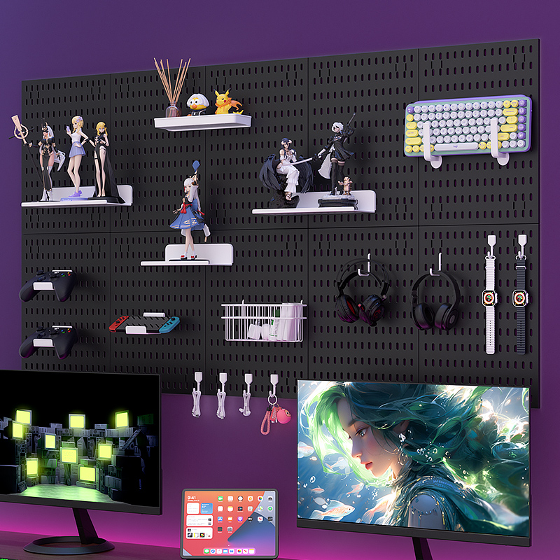 Gaming Keyboard Types - رف لاصق للوحة الثقوب مخصص للألعاب