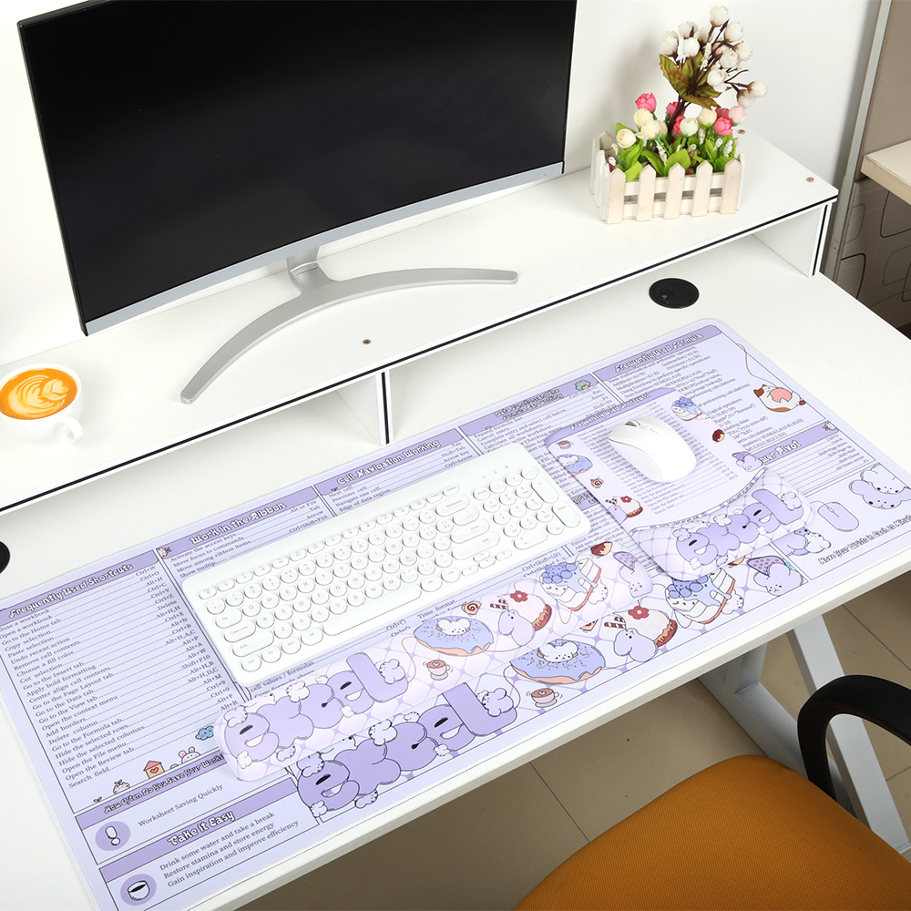 Gaming Keyboard And Mouse Set - طقم لوحة ماوس للألعاب مع مسند