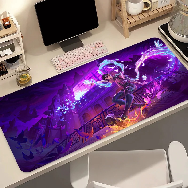 Gaming Keyboard En Mouse - لوحة ماوس للألعاب بتصميم أنمي للكمبيوتر،