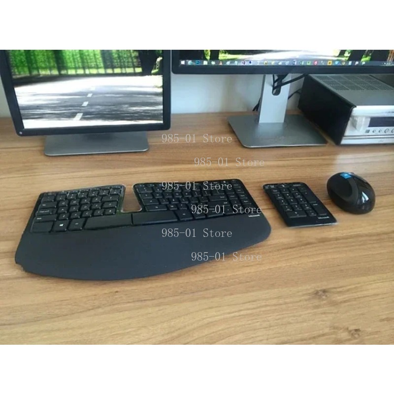 Gaming Keyboard Mouse Wireless - مجموعة لوحة مفاتيح وماوس لاسلكية، طقم