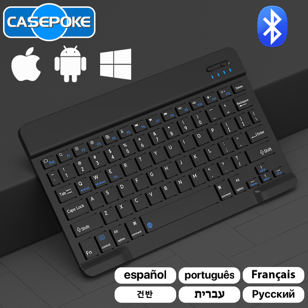 Gaming Keyboard Mouse Wireless - CASEPOKE لجهاز iPad Xiaomi Samsung Huawei