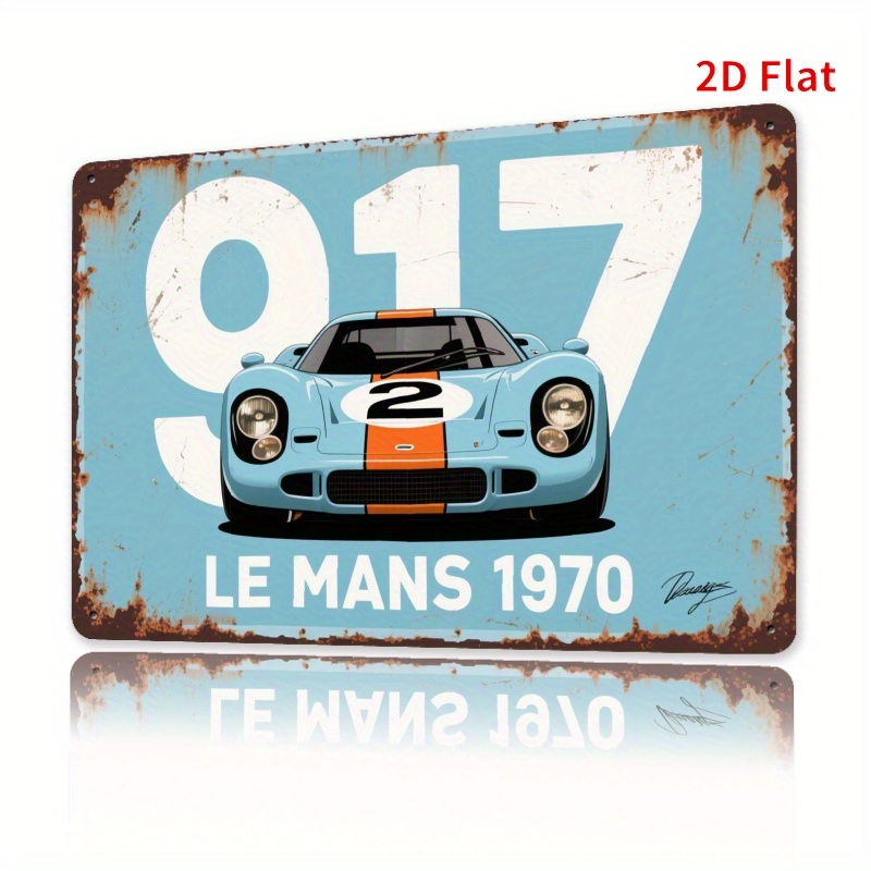 Brass Weight Plate - 917 لافتة معدنية لسيارة السباق -،