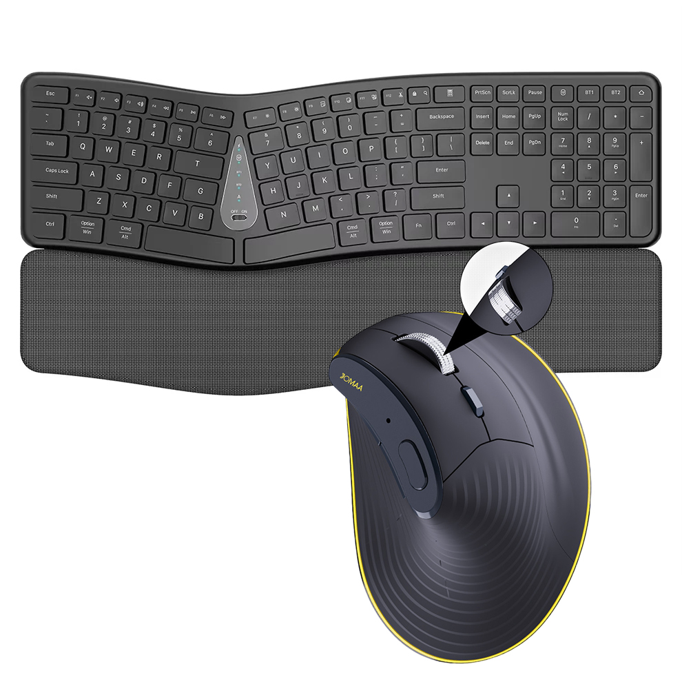 Gaming Keyboard And Mouse Combo Wireless - مجموعة ماوس لوحة مفاتيح لاسلكية 2.4G،