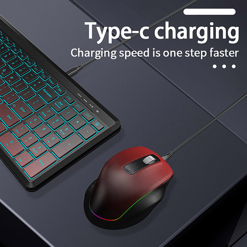 لوحة مفاتيح لاسلكية صامتة بألو - مراجعة Gaming Keyboard And Mouse Combo Wireless وسعره