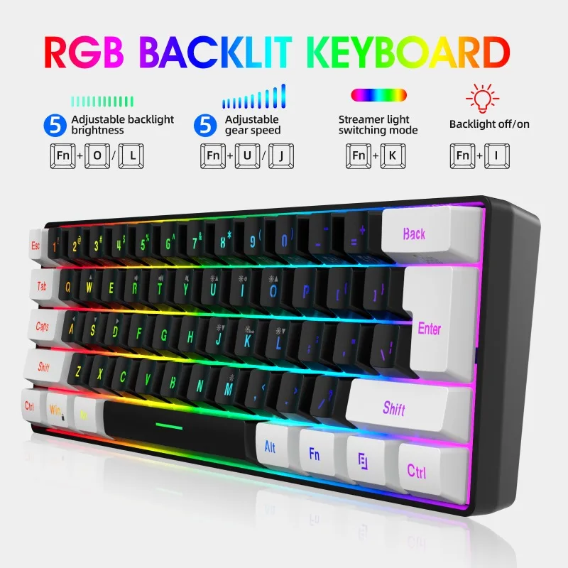 طقم لوحة مفاتيح وماوس للألعاب  - مراجعة Gaming Keyboard And Mouse Set وسعره
