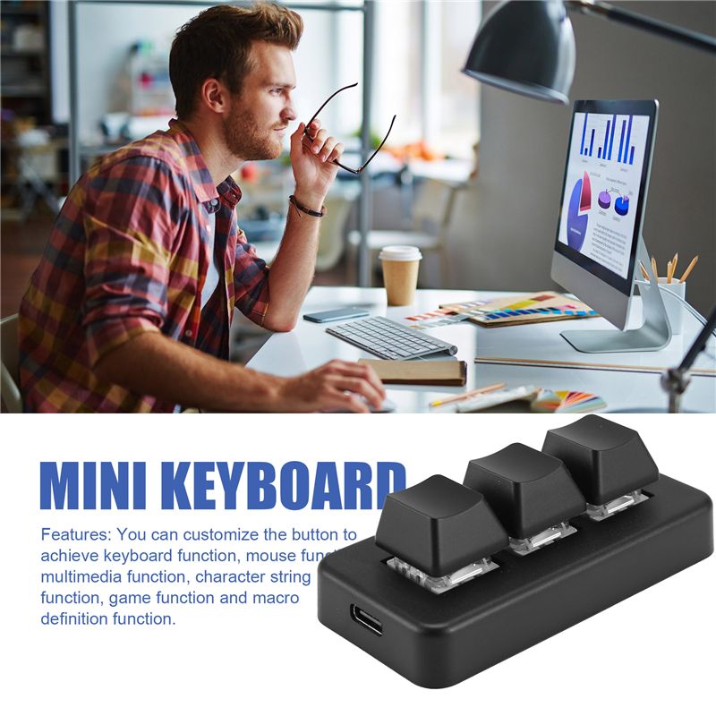 لوحة مفاتيح صغيرة قابلة للبرمج - مراجعة Gaming Keyboard Mini وسعره