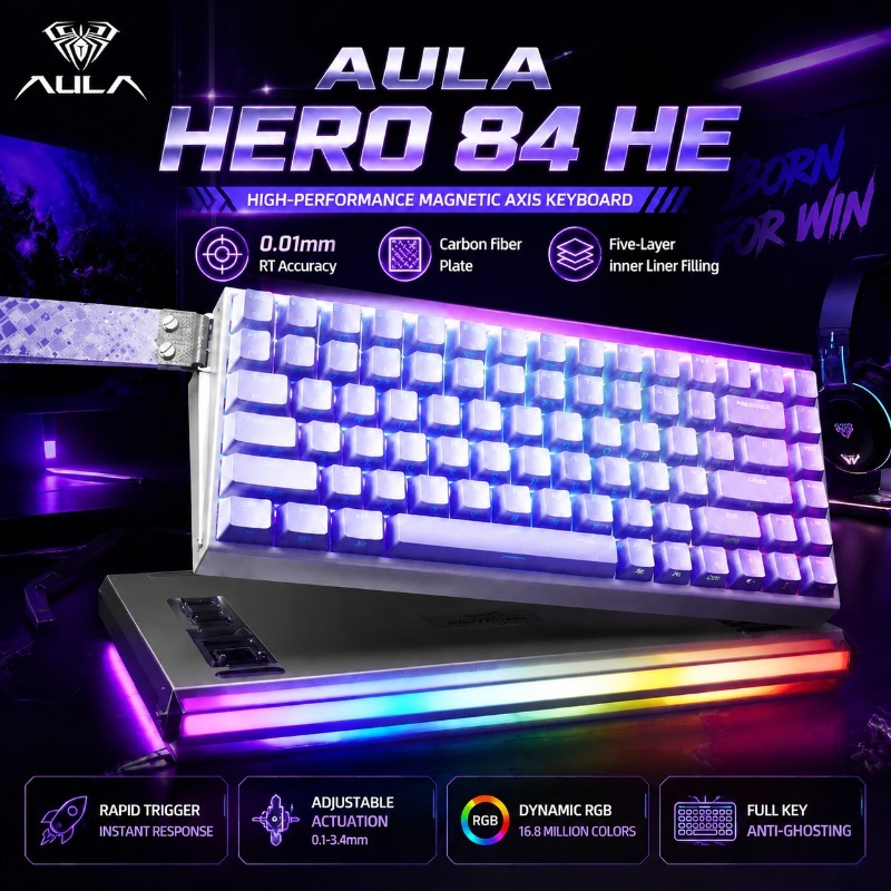 لوحة مفاتيح ألعاب ميكانيكية مغ - مراجعة Gaming Keyboard He وسعره