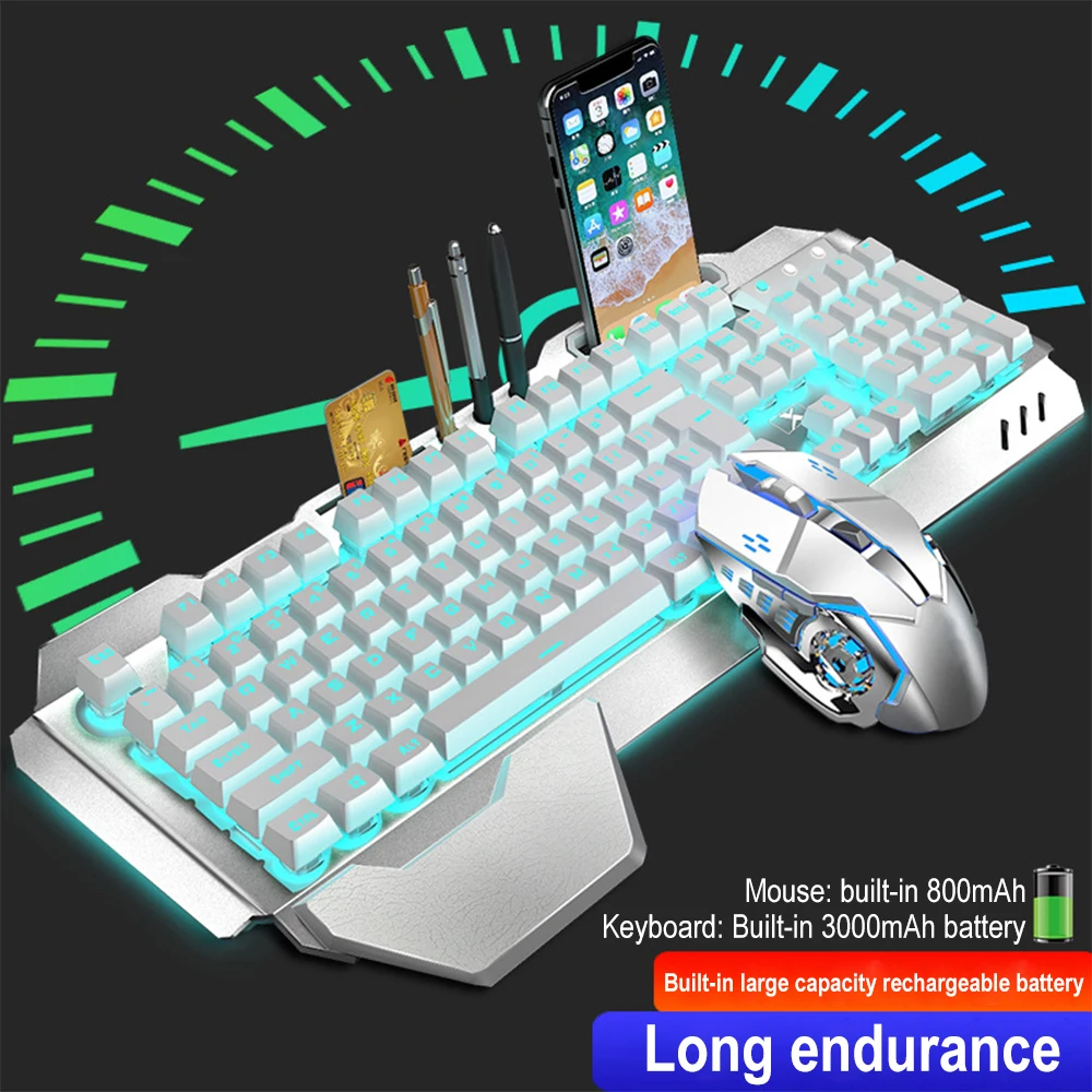 K680 لوحة مفاتيح وماوس لاسلكي  - مراجعة Gaming Keyboard Mouse Wireless وسعره