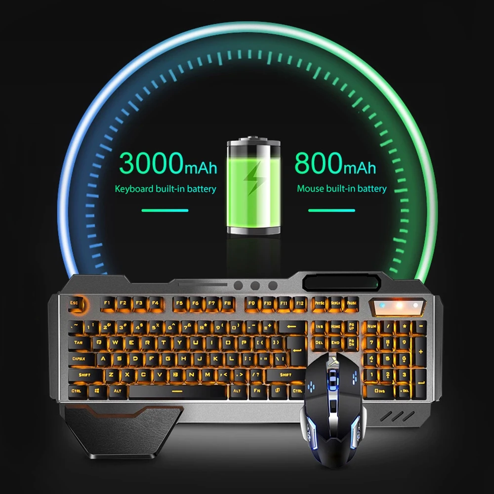 K680 لوحة مفاتيح وماوس لاسلكي  - مراجعة Gaming Keyboard Mouse Wireless وسعره