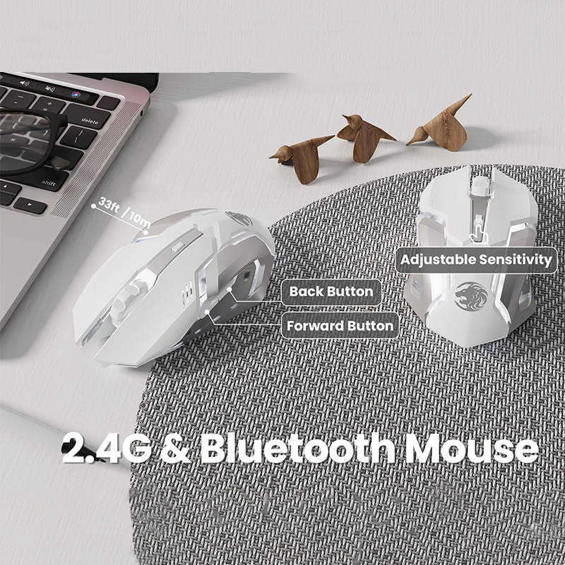 مجموعة لوحة مفاتيح وماوس مكتبي - مراجعة Gaming Keyboard Mouse Wireless وسعره