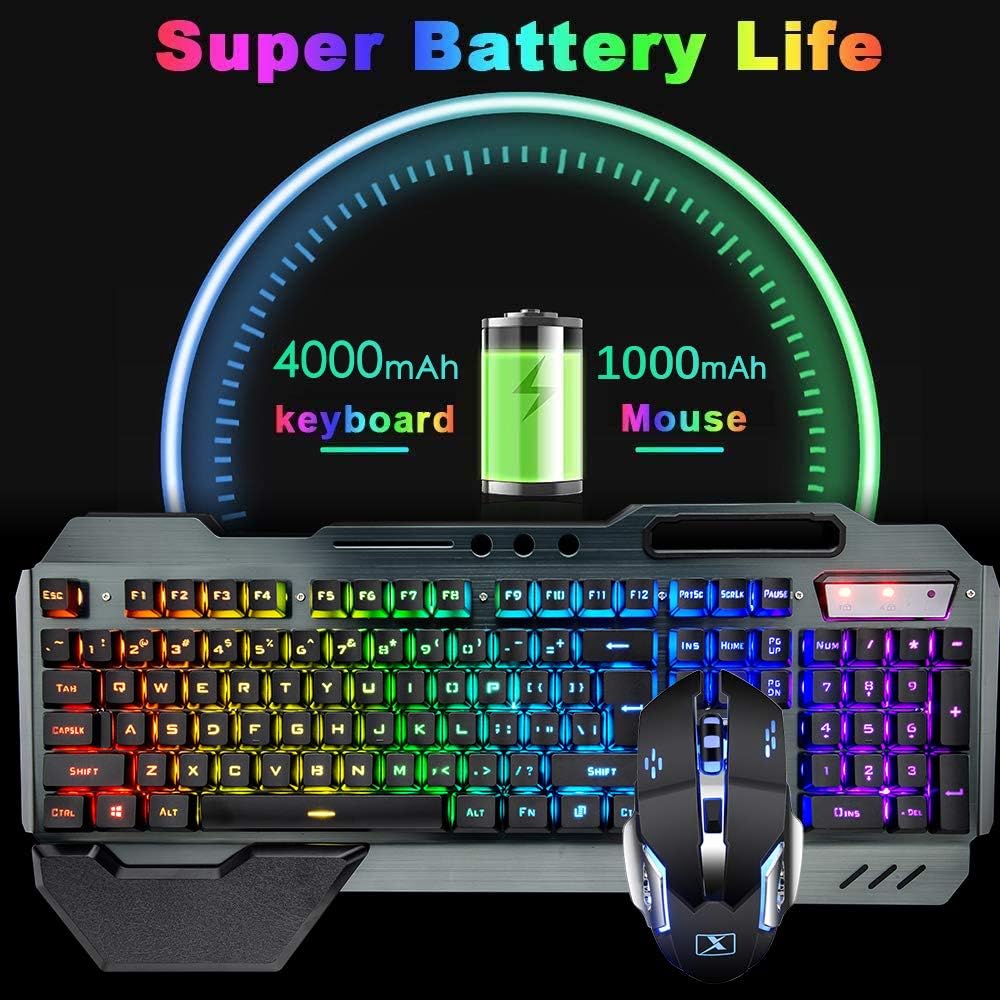 مجموعة لوحة مفاتيح وماوس لاسلك - مراجعة Gaming Keyboard And Mouse Set وسعره