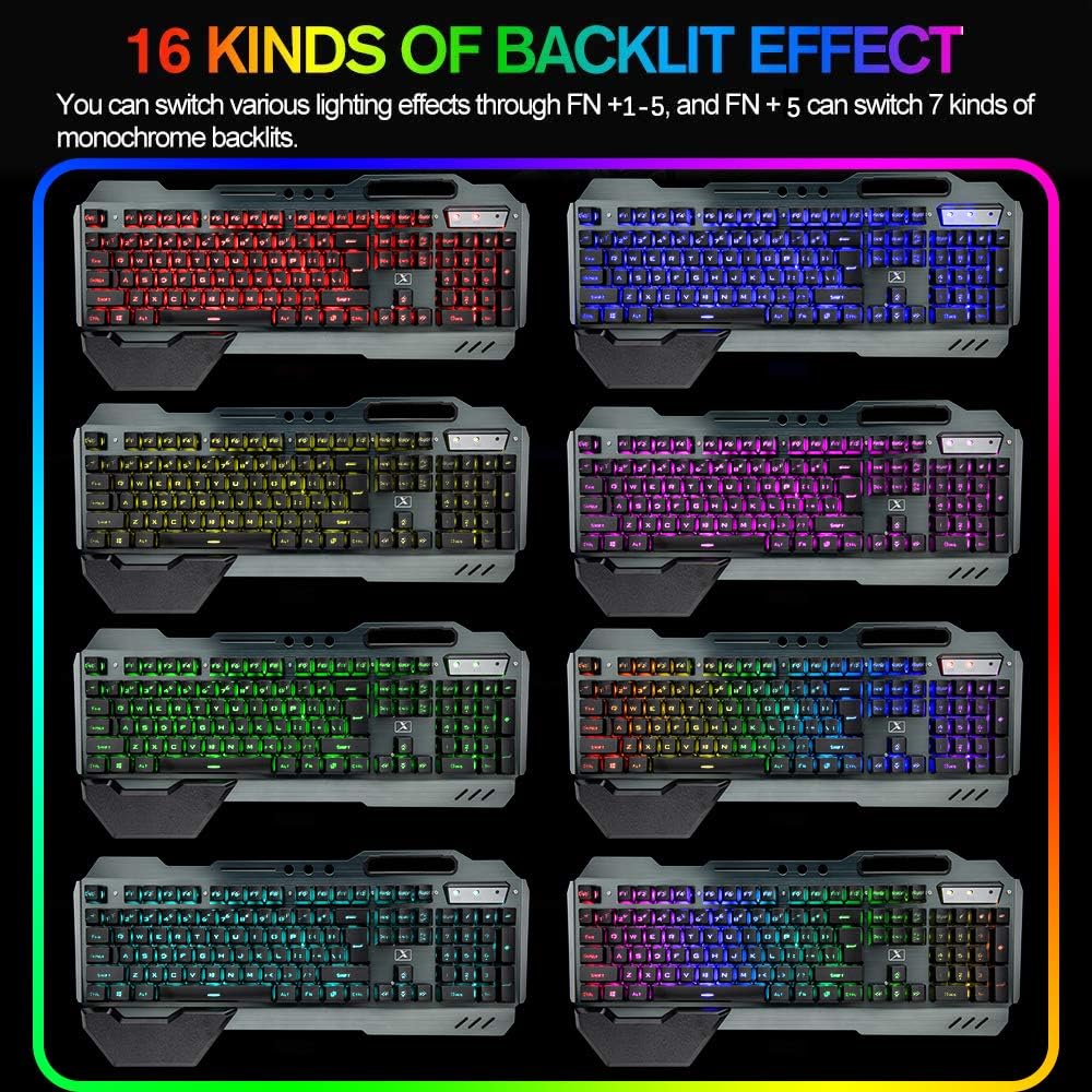مجموعة لوحة مفاتيح وماوس لاسلك - مراجعة Gaming Keyboard And Mouse Set وسعره