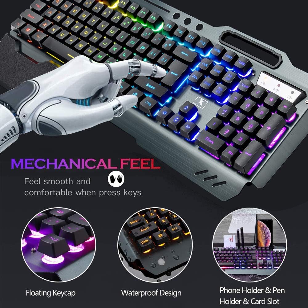 مجموعة لوحة مفاتيح وماوس لاسلك - مراجعة Gaming Keyboard And Mouse Set وسعره