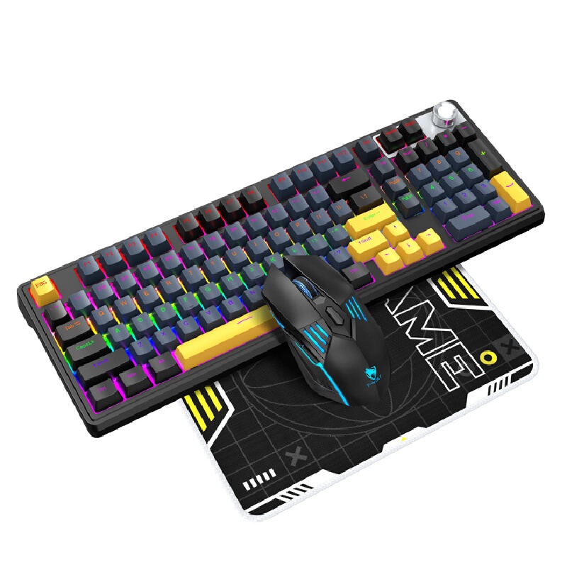 مجموعة لوحة مفاتيح ميكانيكية و - مراجعة Gaming Keyboard And Mouse Combo Wireless وسعره