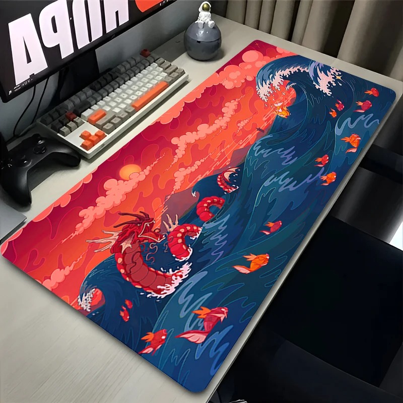 لوحة ماوس كبيرة بتصميم أمواج ض - مراجعة Gaming Keyboard Top وسعره