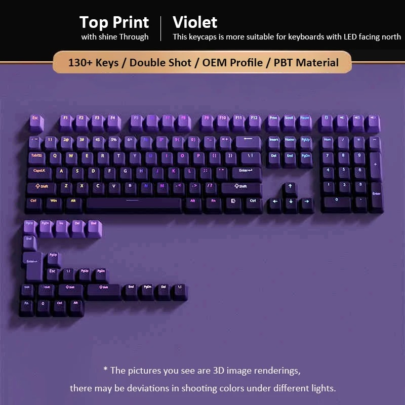أغطية مفاتيح مخصصة بتدرج اللون - مراجعة Gaming Keyboard Top وسعره