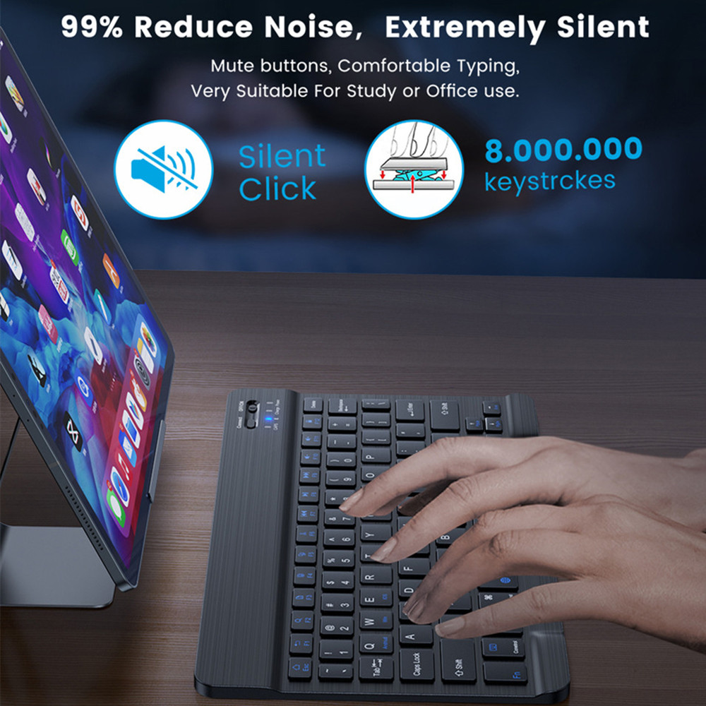 لوحة مفاتيح صغيرة لاسلكية تعمل - مراجعة Gaming Keyboard Mouse Wireless وسعره