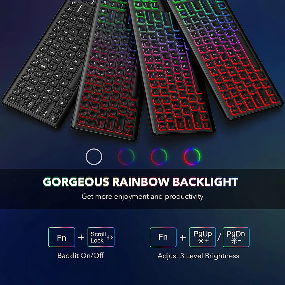 مجموعة لوحة مفاتيح وماوس لاسلك - مراجعة Gaming Keyboard And Mouse Combo Wireless وسعره
