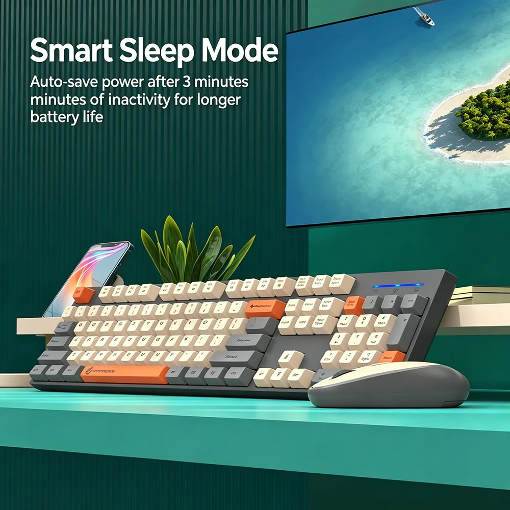 مجموعة لوحة مفاتيح وماوس لاسلك - مراجعة Gaming Keyboard And Mouse Set وسعره