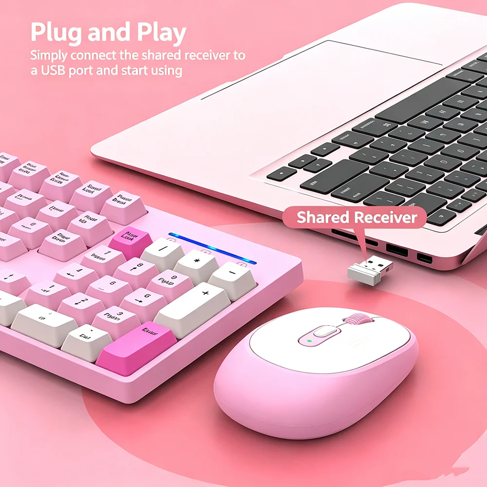 مجموعة لوحة مفاتيح وماوس لاسلك - مراجعة Gaming Keyboard And Mouse Set وسعره