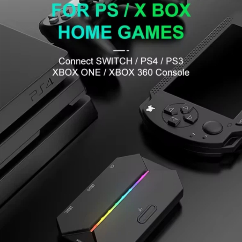 محول لوحة مفاتيح وماوس بإضاءة  - مراجعة Gaming Keyboard Mini وسعره