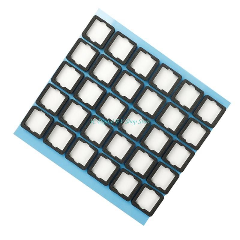 E74D 120 قطعة كواتم الصوت وساد - مراجعة Foam Dampener Sheet وسعره