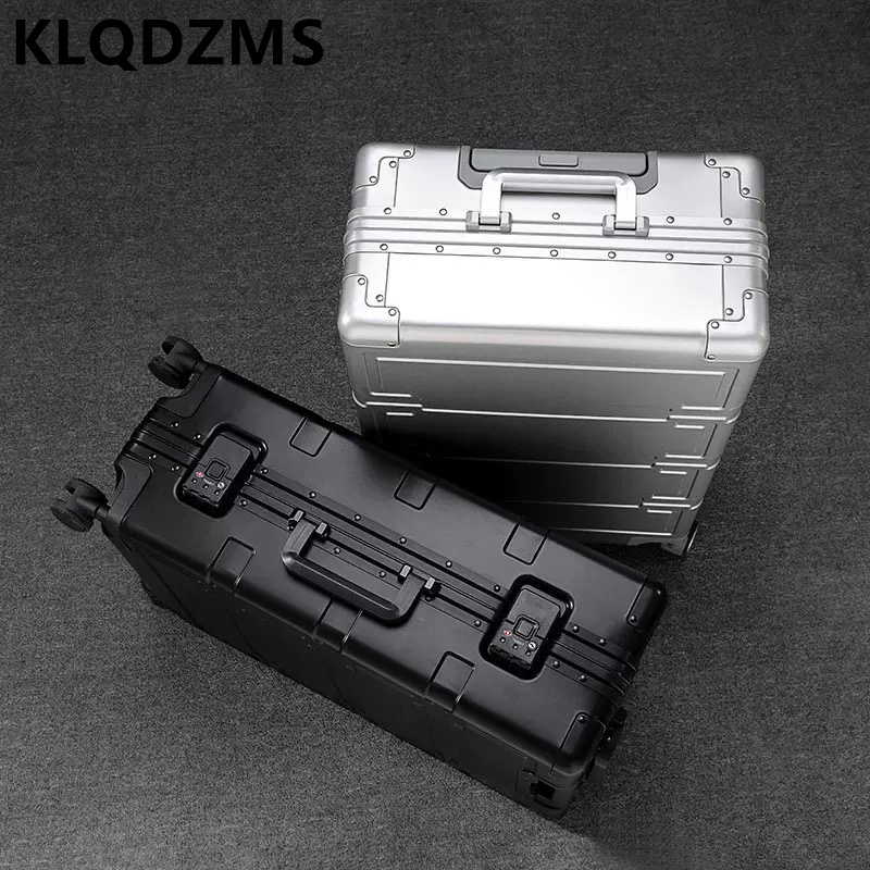 حقيبة أمتعة رجالية من KLQDZMS  - مراجعة Aluminum Case 65 وسعره