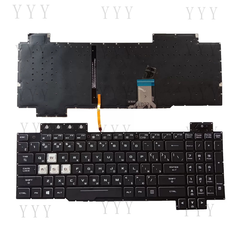 لوحة مفاتيح Y+ بإضاءة خلفية لأ - مراجعة Gaming Keyboard Asus وسعره