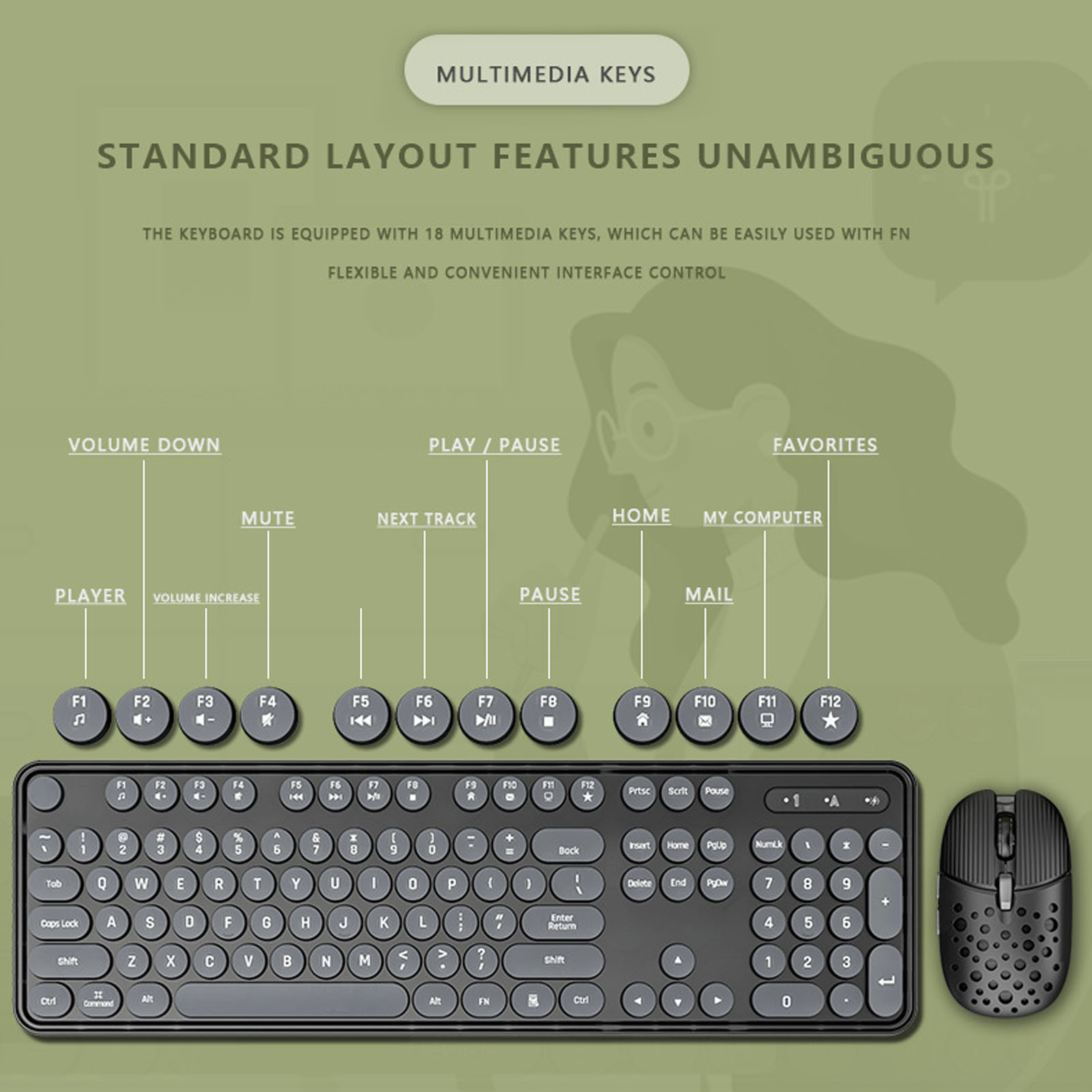 لوحة مفاتيح لاسلكية للألعاب بـ - مراجعة Gaming Keyboard And Mouse Combo Wireless وسعره